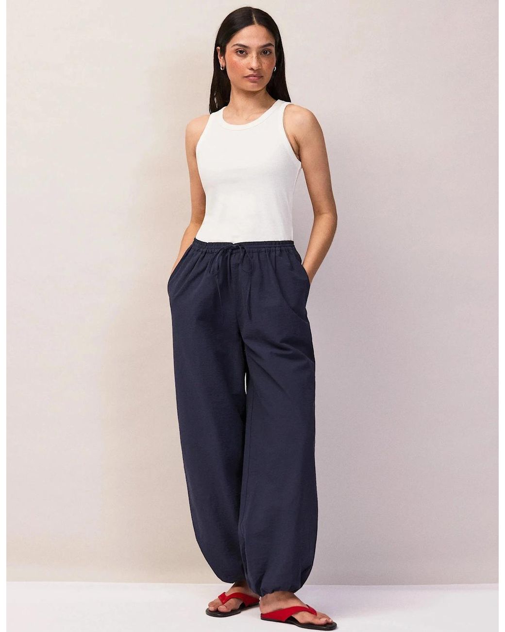 Ro&zo Blue Petite Balloon Trousers