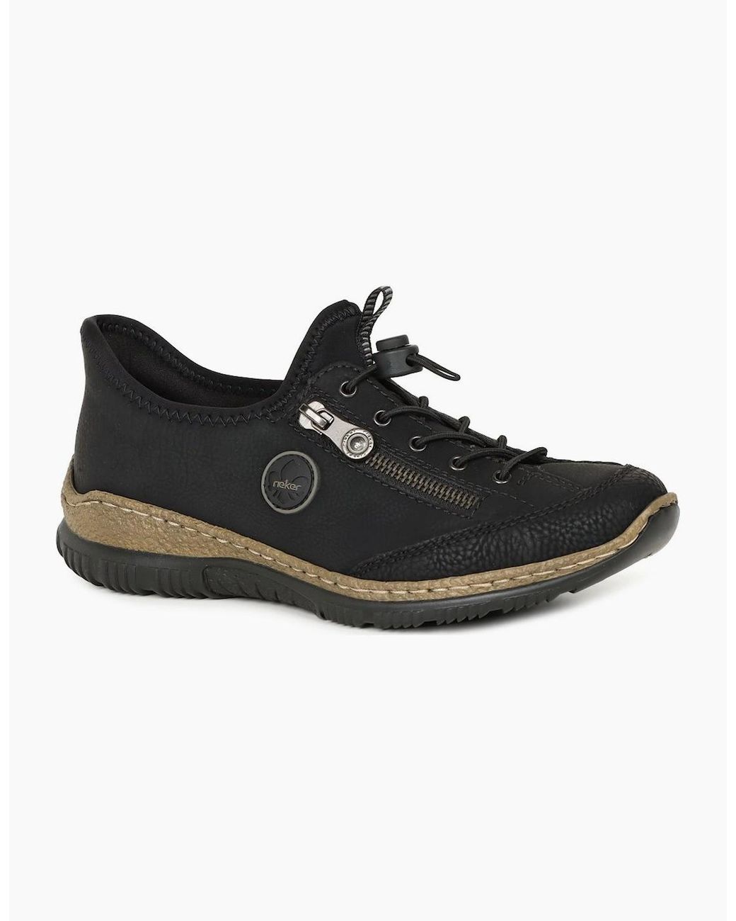 Rieker Black Haxby Shoes