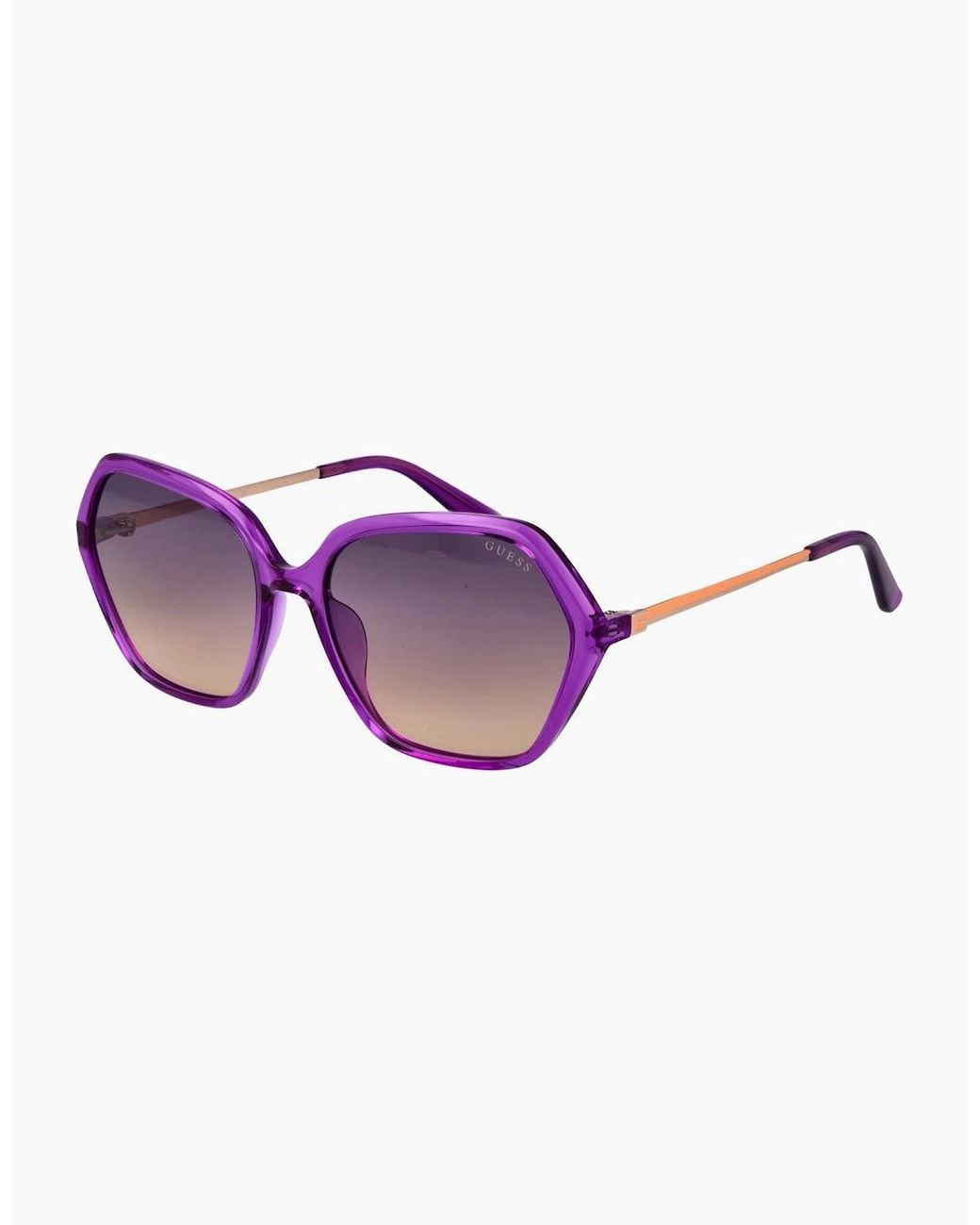 Guess Purple Sunglasses Gu00134 81Z 55
