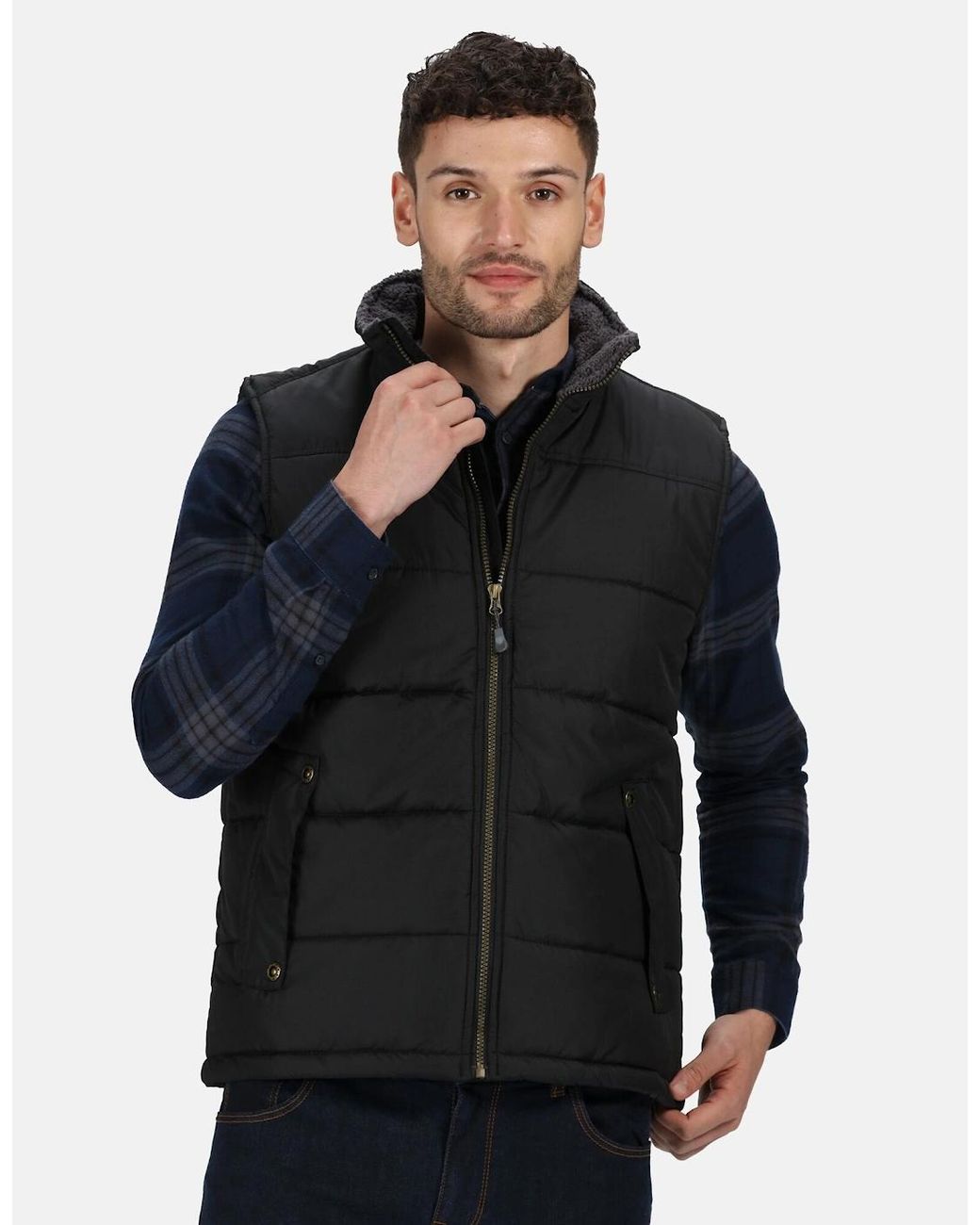Regatta Black Standout Altoona Insulated Bodywarmer Jacket for men