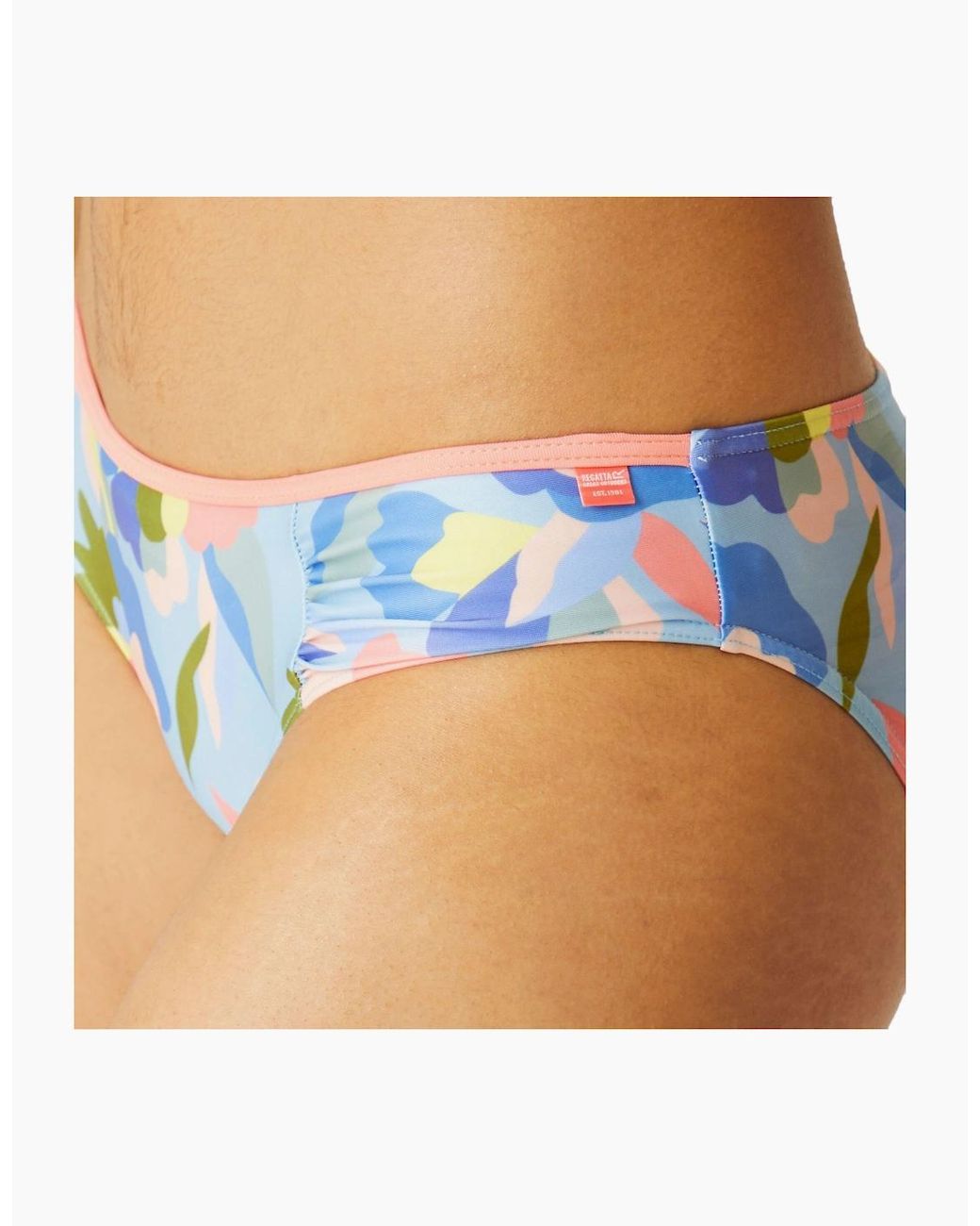 Regatta Blue Ladies Aceana Abstract Floral Bikini Bottoms