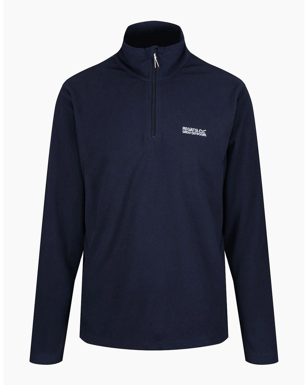 Regatta Blue Great Outdoors Thompson Half Zip Fleece Top for men