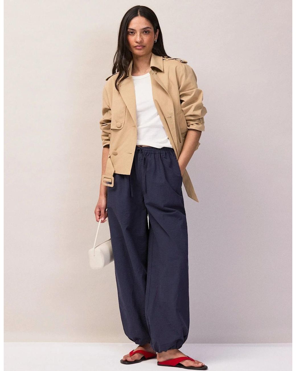 Ro&zo Blue Petite Balloon Trousers
