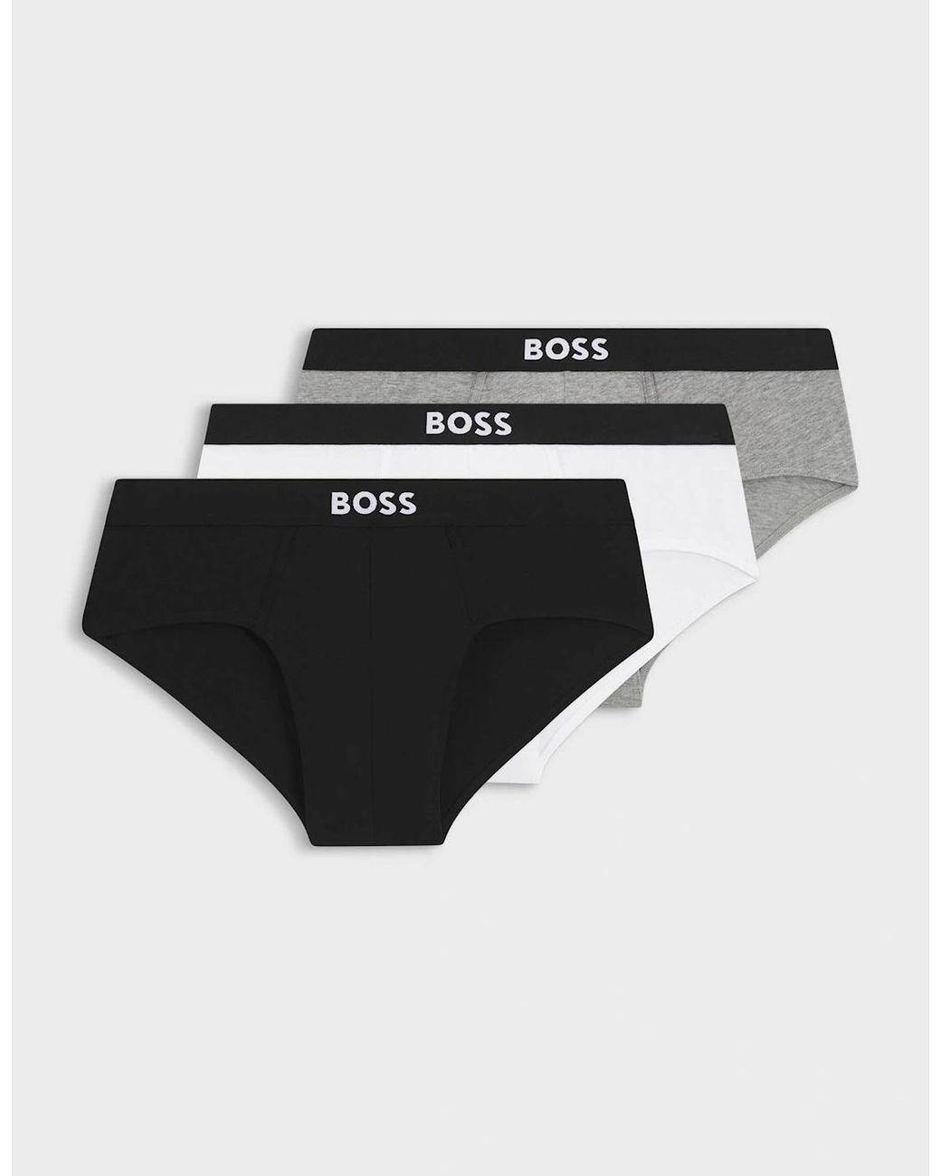 Boss Black Boss Three-Pack Low-Rise Briefs for men