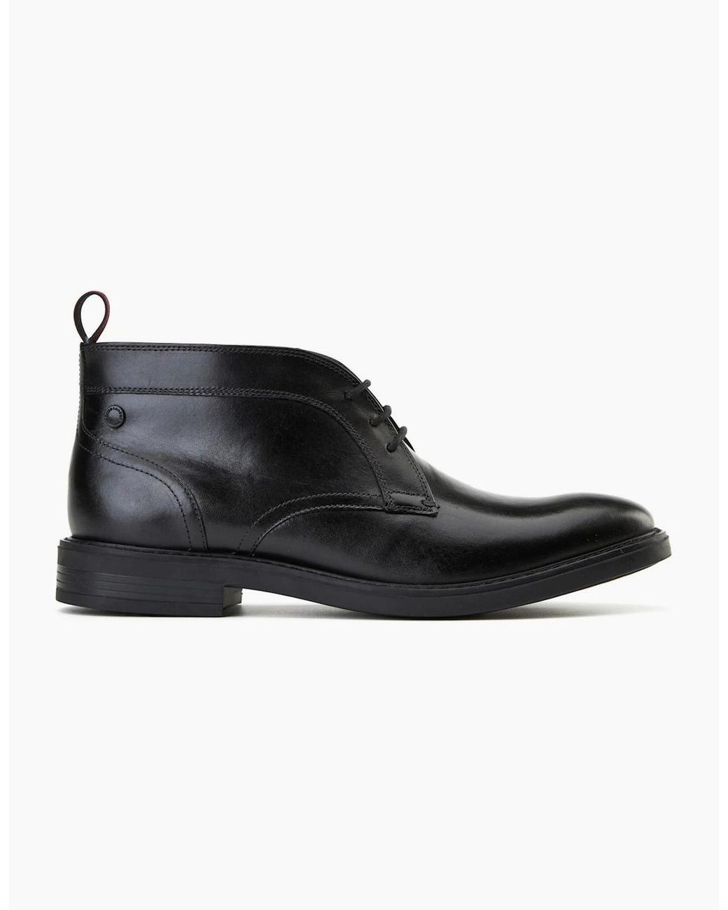 Base London Black Lincoln Chukka Boots for men