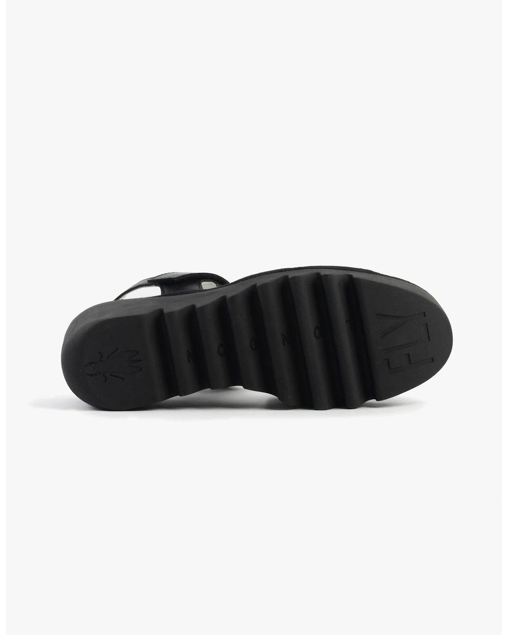 Fly London Black Bexy575Fly Sandals