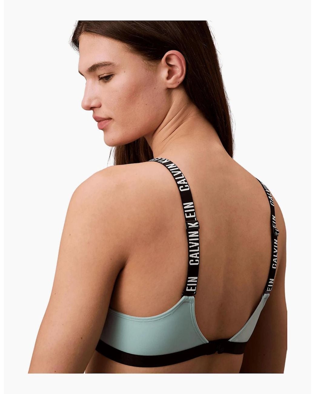 Calvin Klein Blue Intense Power Lightly Lined Bralette, Ether