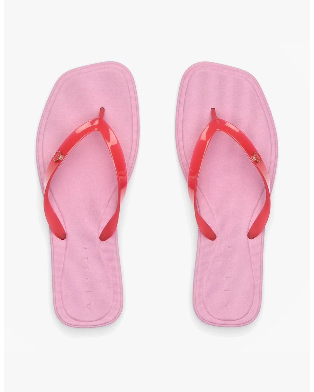 Reef Pink Solaye Toe-Post Sandals Hibiscus