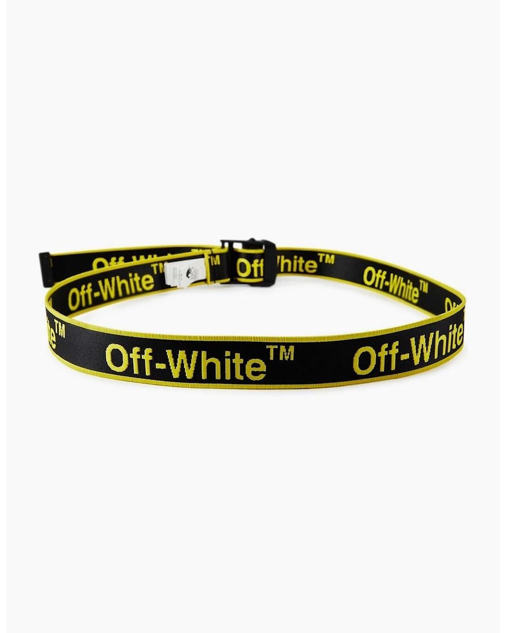 Off-White c/o Virgil Abloh Green Graphic Industrial Belt for men
