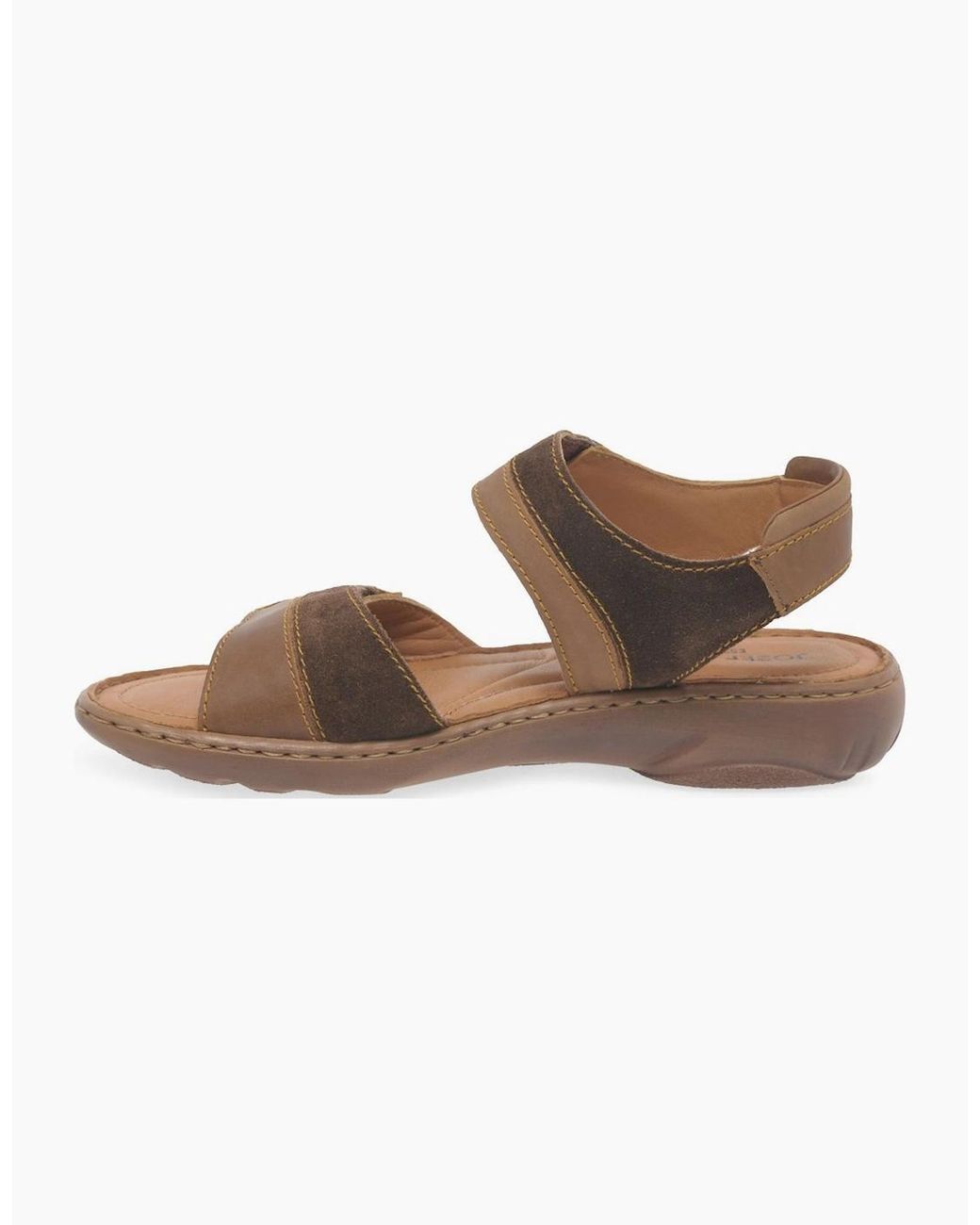 Josef Seibel Brown Debra 19 Leather Sandals