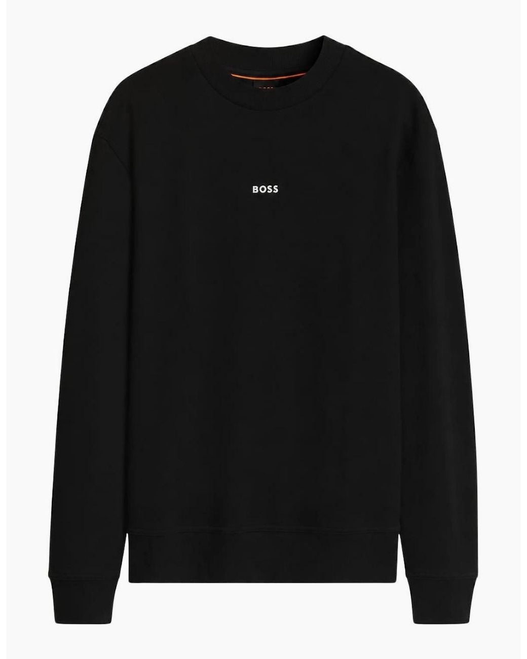 Boss Black Wesmallcrew Crew Neck Sweatshirt for men