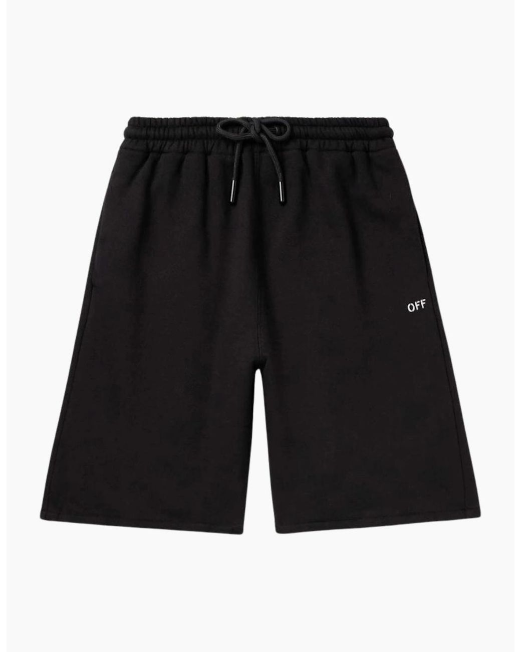 Off-White c/o Virgil Abloh White Off Stitch Skate Sweatshorts for men