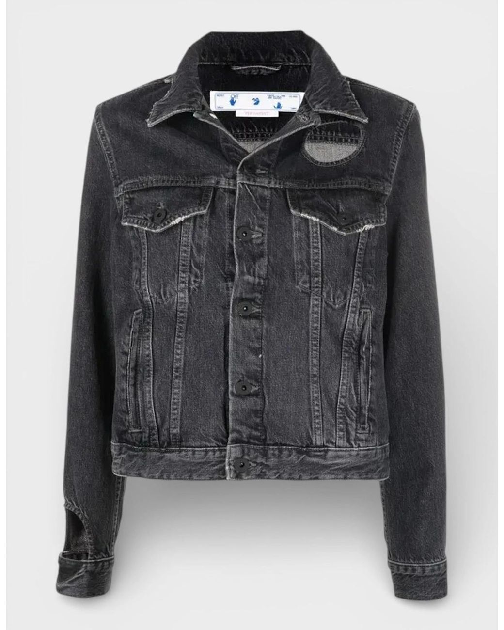 Off-White c/o Virgil Abloh Black Meteor Regular Jacket Dark