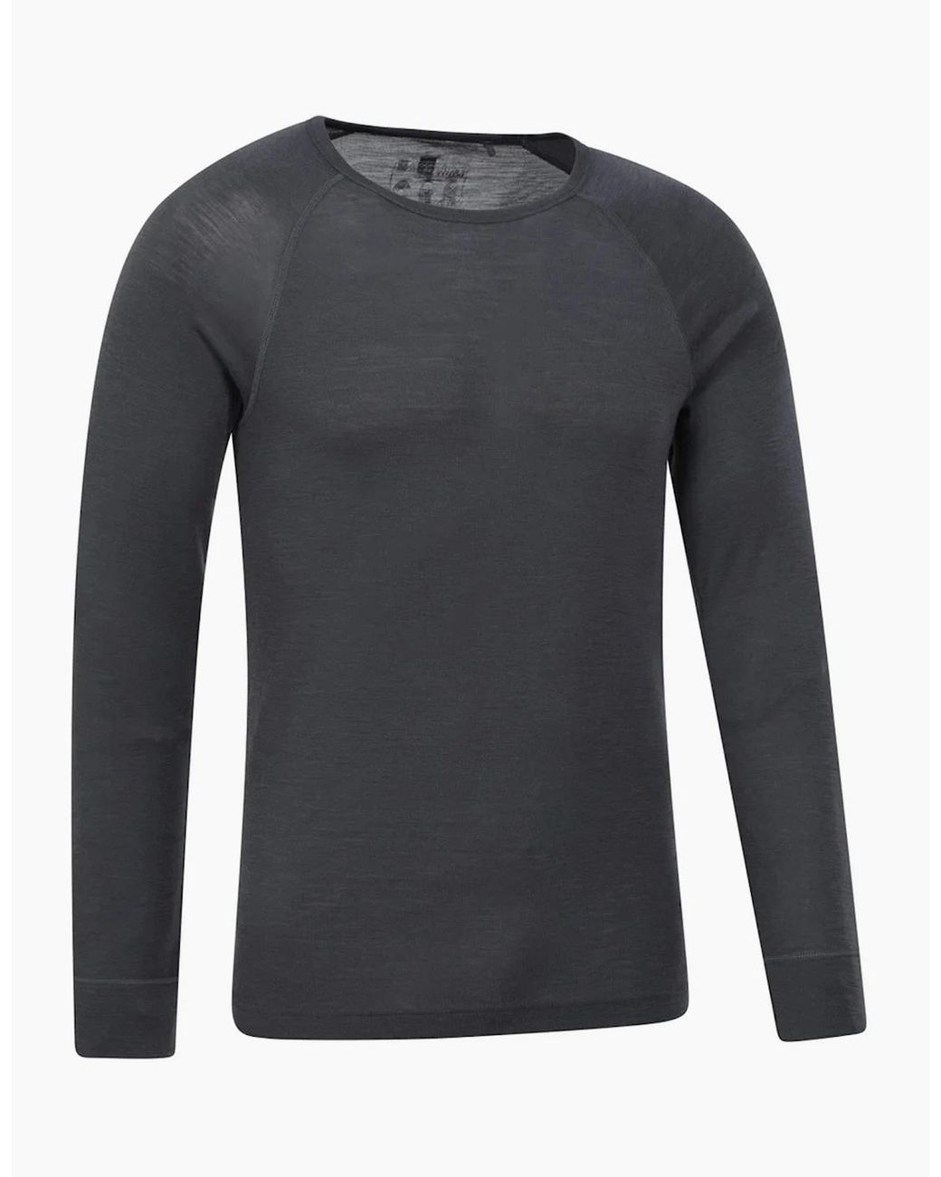 Mountain Warehouse Gray Merino Wool Thermal Top for men