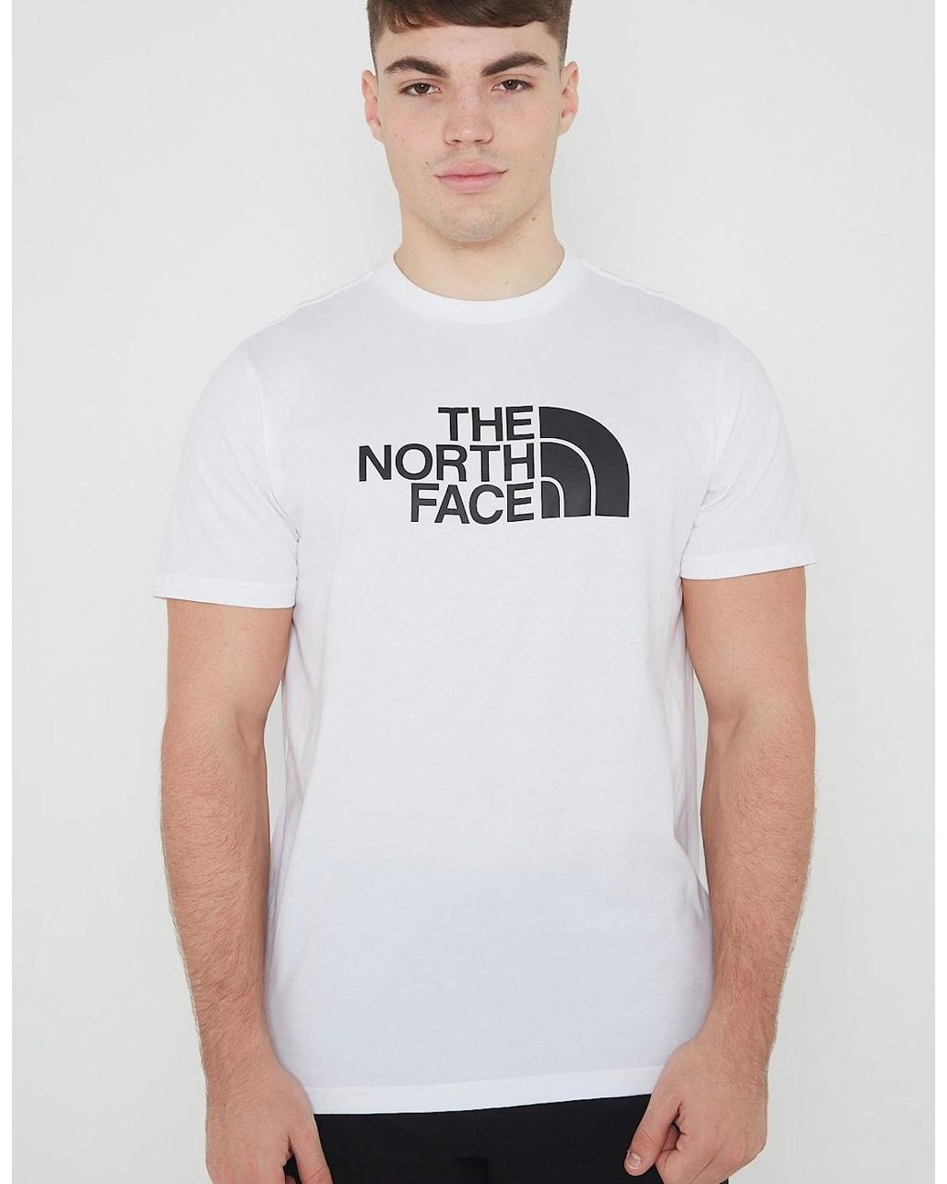 The North Face White Easy Tee Short Sleeve T-Shirt for men
