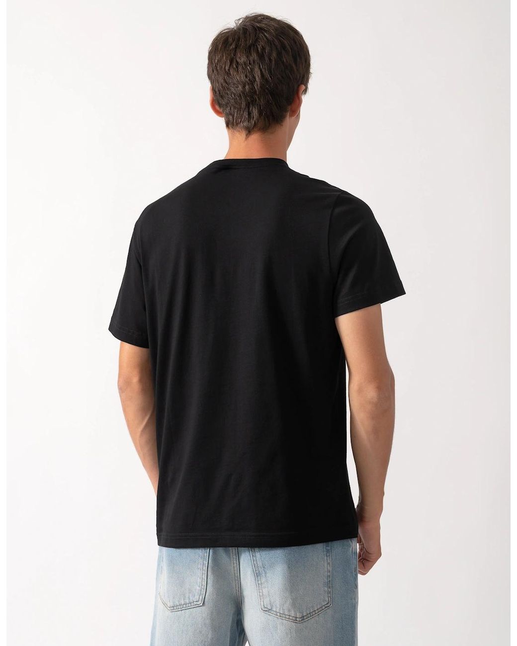 Moose Knuckles Black Icebreak Logo T-Shirt for men