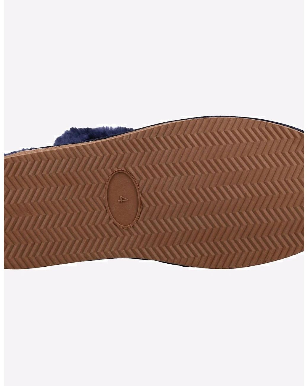 Hush Puppies Blue Ashleigh Memory Foam Slipper Boots