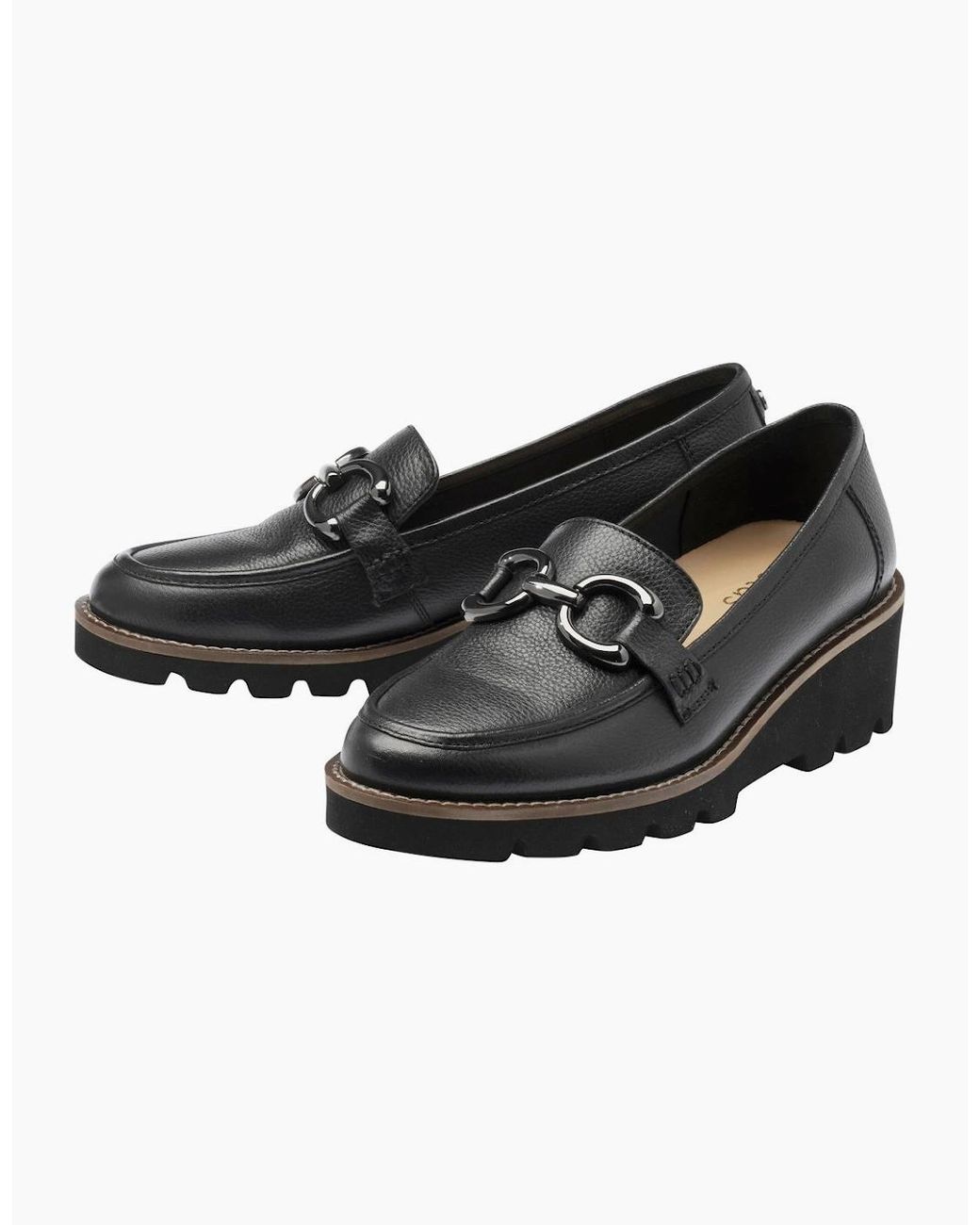 Lotus Black Maren Loafers