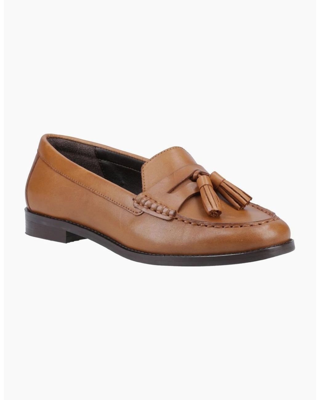 Hush Puppies Brown Connie Tassel Loafers