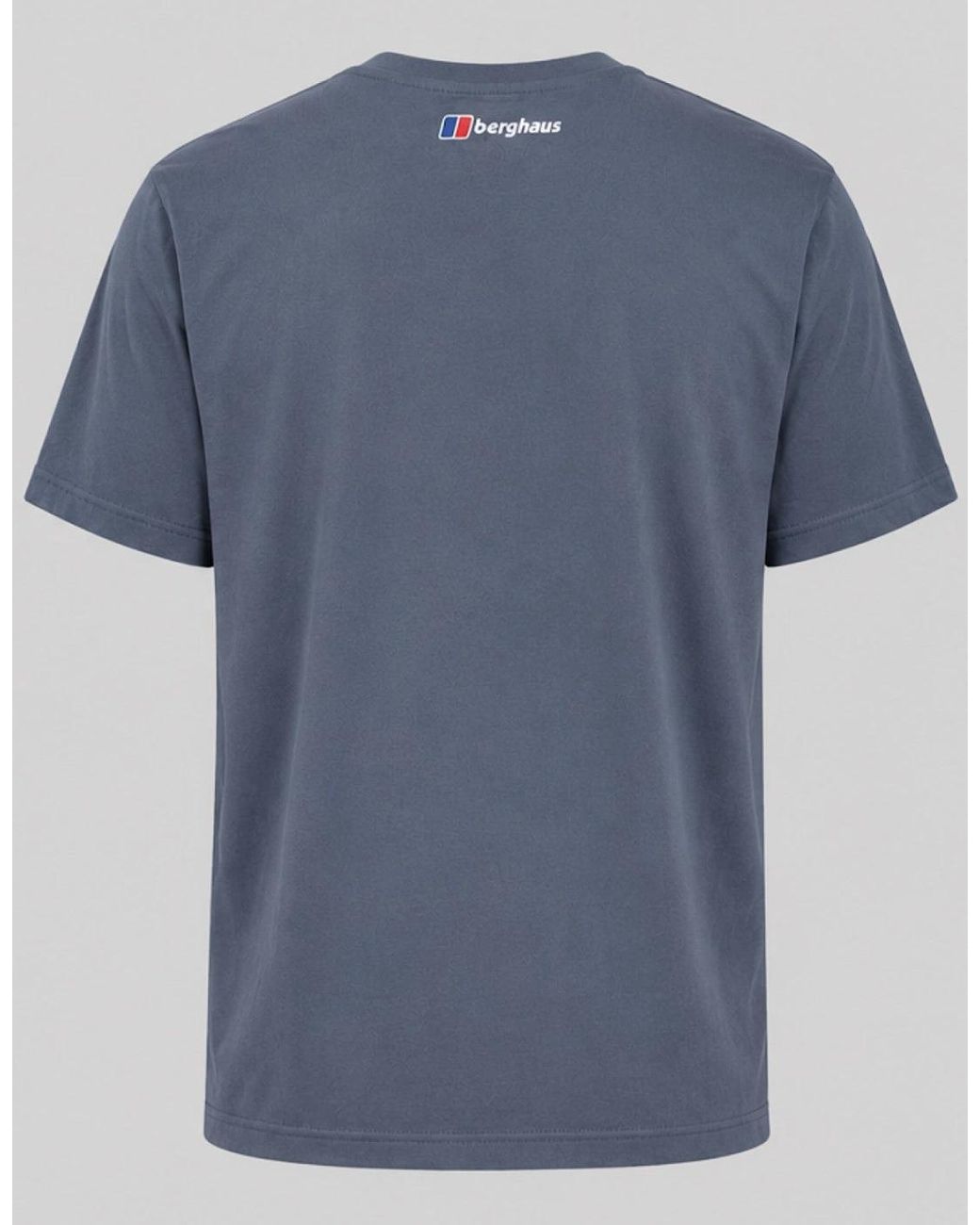 Berghaus Blue Outdoor Engineered Graphic T Shirt for men