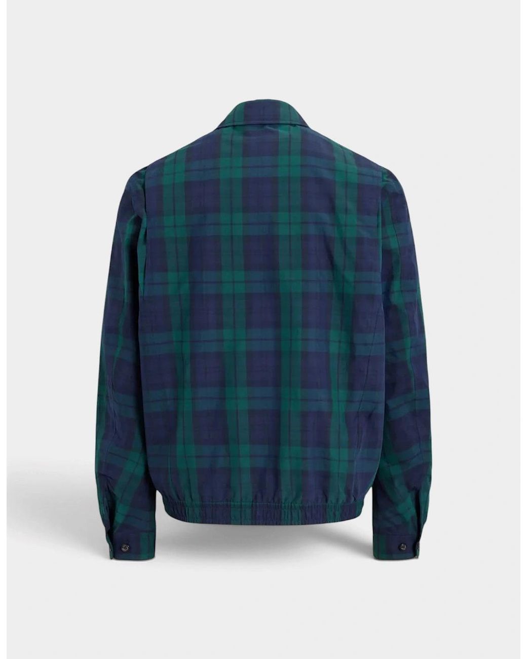 Ralph Lauren Blue Blackwatch Plaid Jacket for men