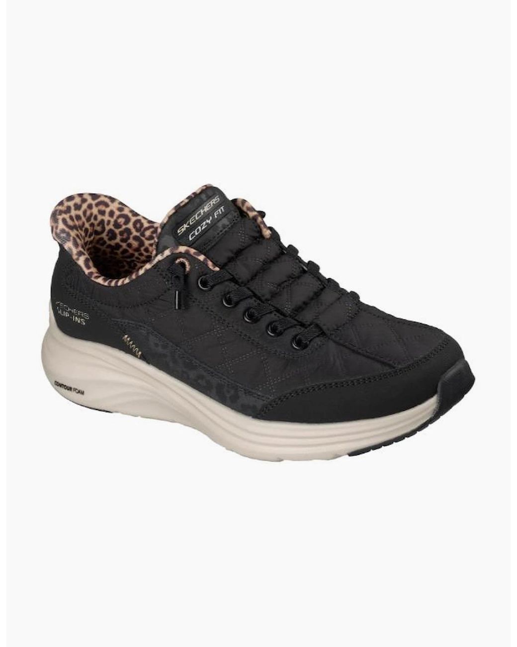 Skechers Black Slip-Ins: Contour Foam