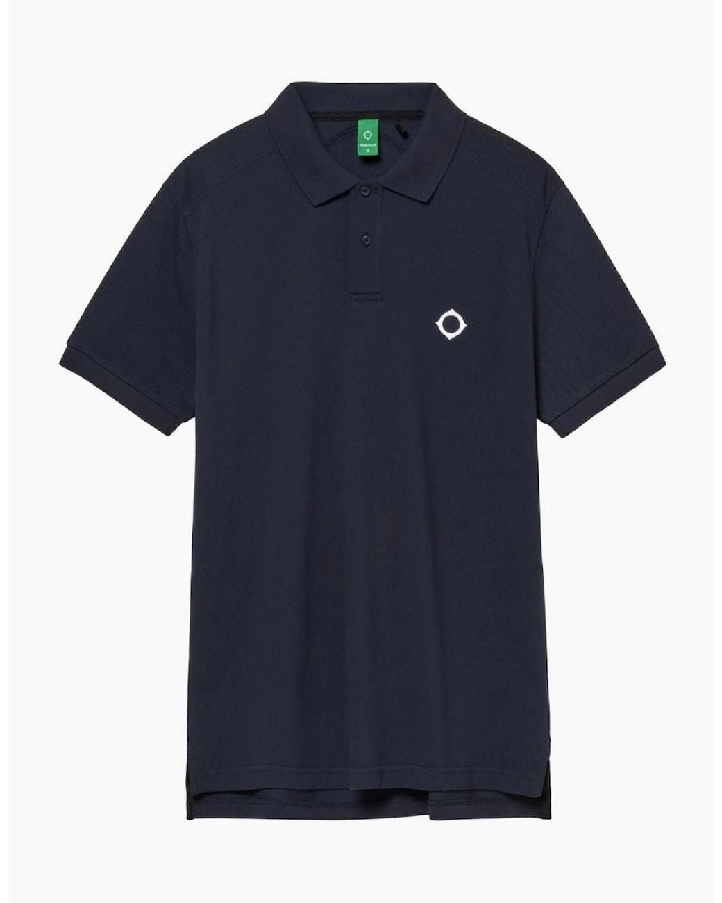Ma Strum Blue Ink Pique Polo for men