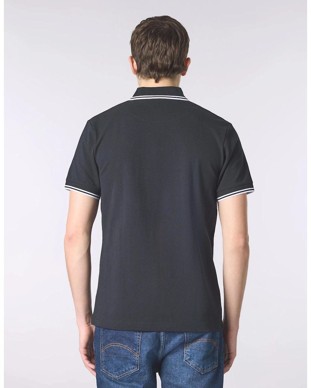 Pretty Green Black Rayner Ss Polo for men