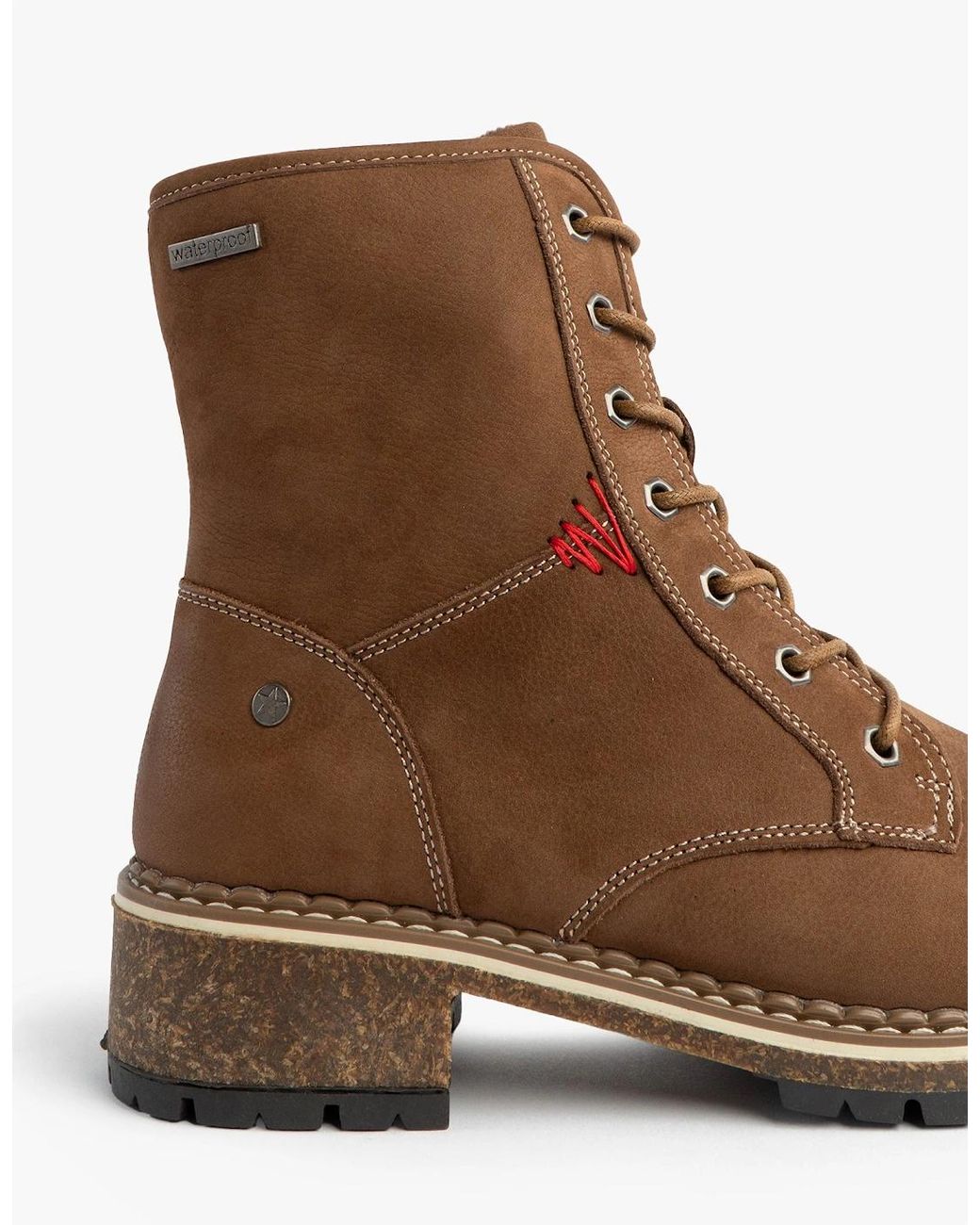 Josef Seibel Brown Waylynn 10 Lace Up Ankle Boots