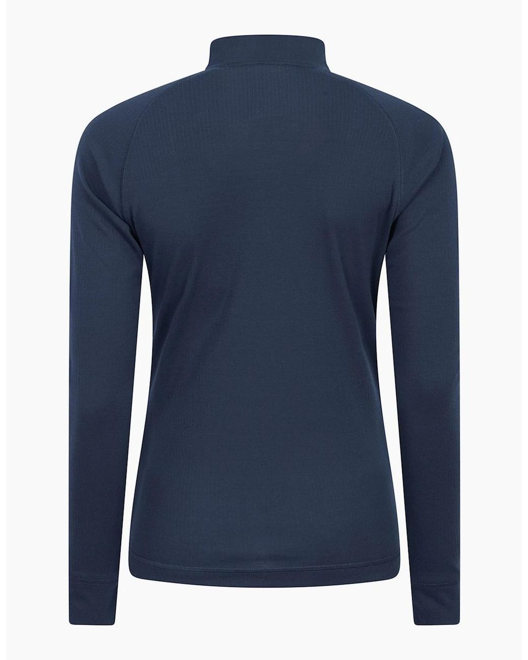 Mountain Warehouse Red Ladies Talus Zip Neck Long-Sleeved Thermal Top