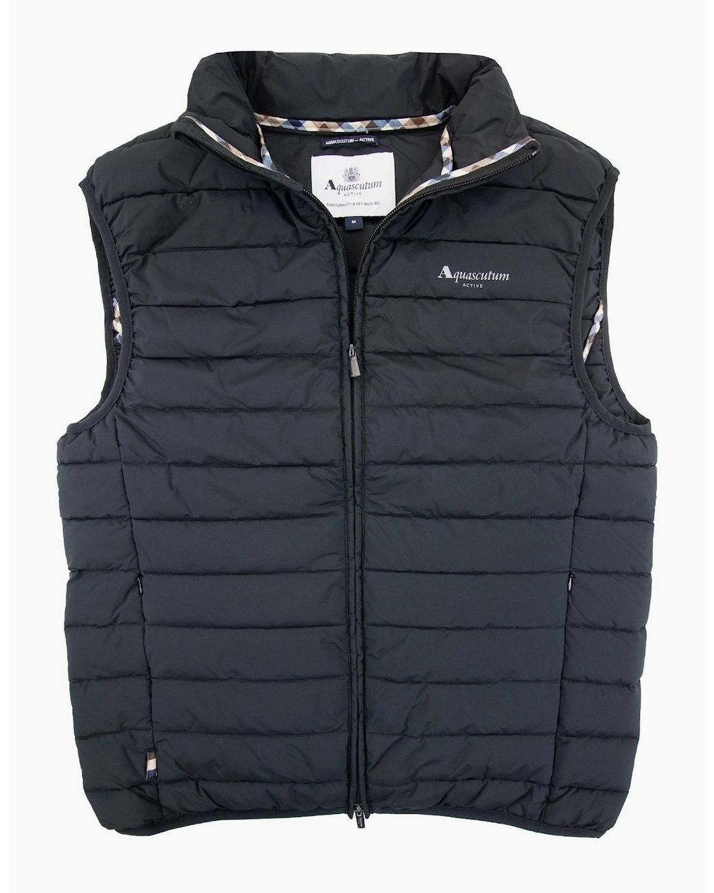 Aquascutum Blue Rlg Active Vest for men