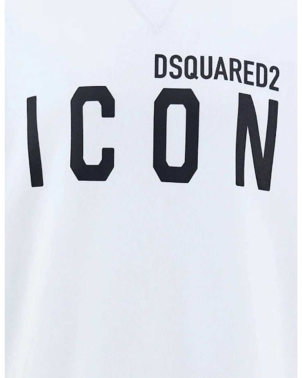 DSquared² White Sweatshirt Large Icon Cool Logo for men