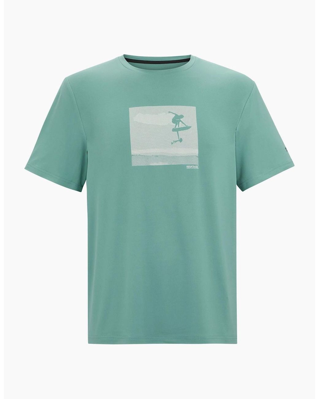 Regatta Green Fingal Hydrofoiling T-Shirt for men