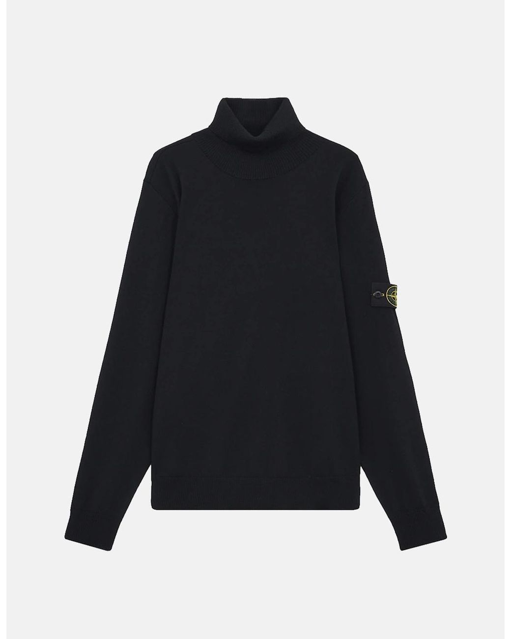 Stone Island Black T Neck 5100025 Sweater for men