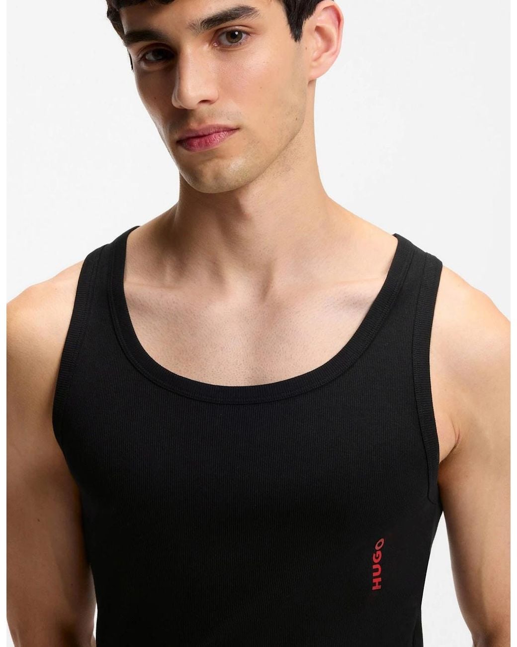 Boss Black Hugo Two-Pack Underwear Vests for men