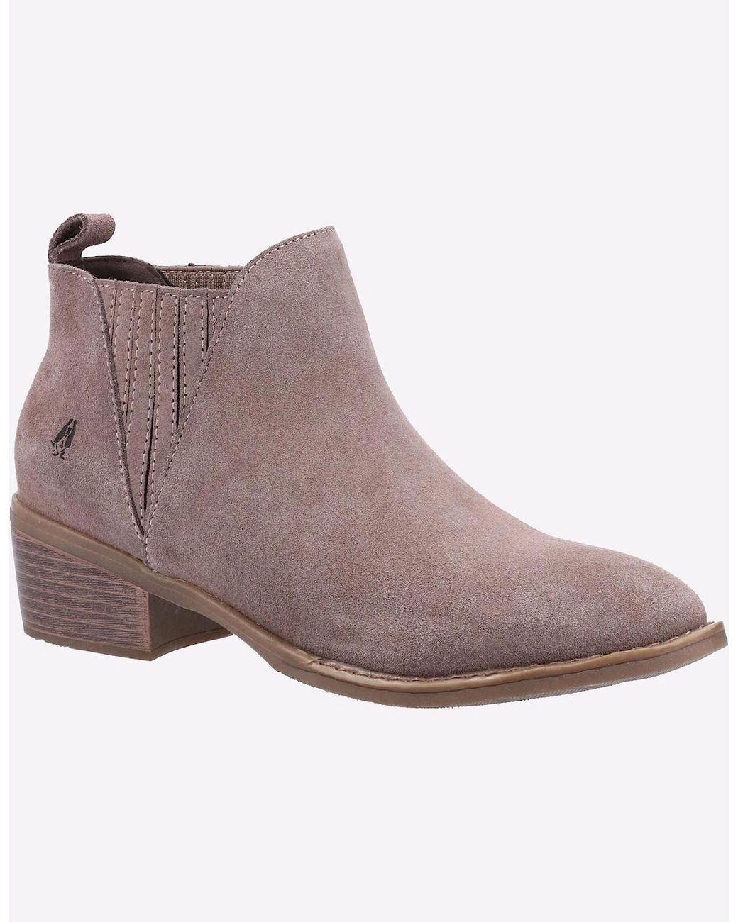 Hush Puppies Purple Isobel Memory Foam Boots Taupe