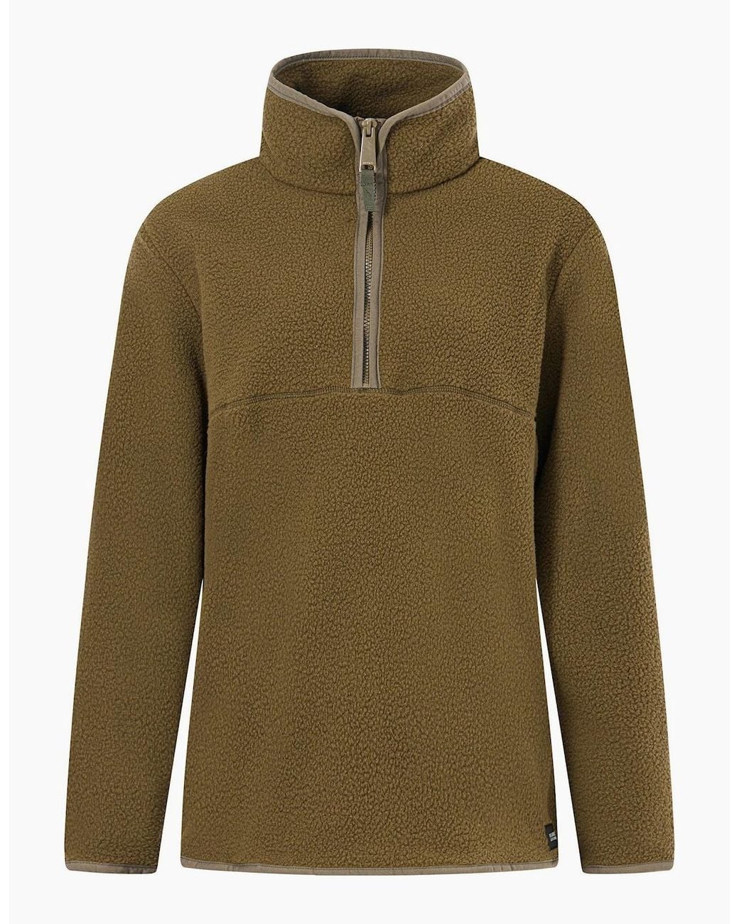 Regatta Green Ladies Frankie Borg Half Zip Fleece