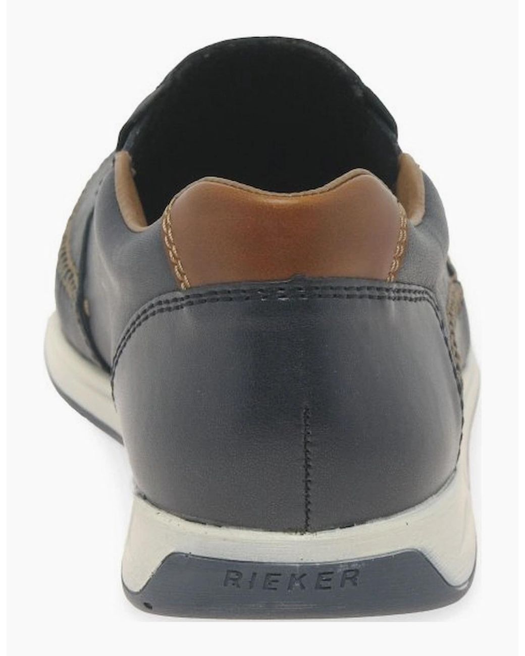 Rieker Blue Tempo Slip On Shoes for men
