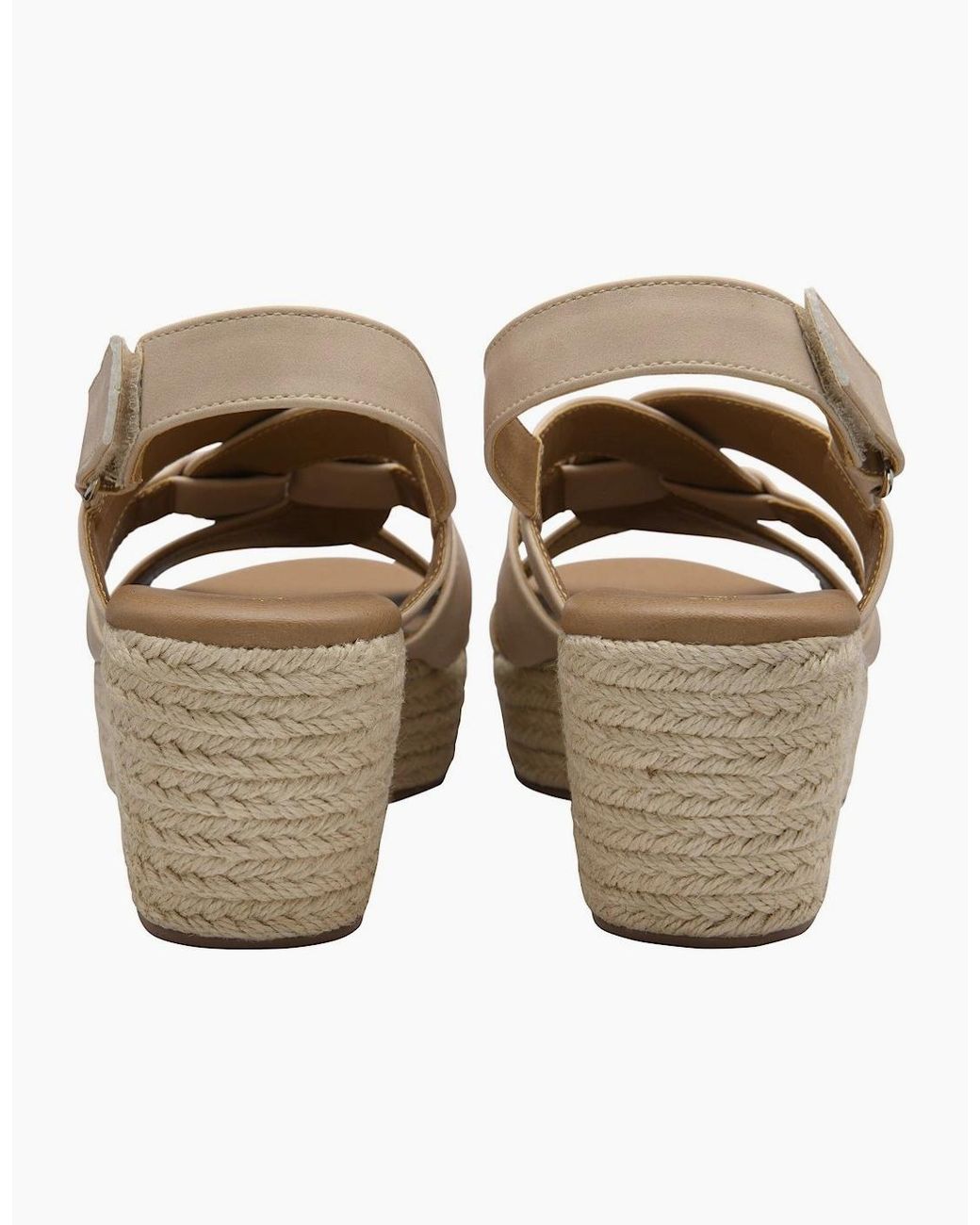 Lotus Metallic Reina Wedge Sandals