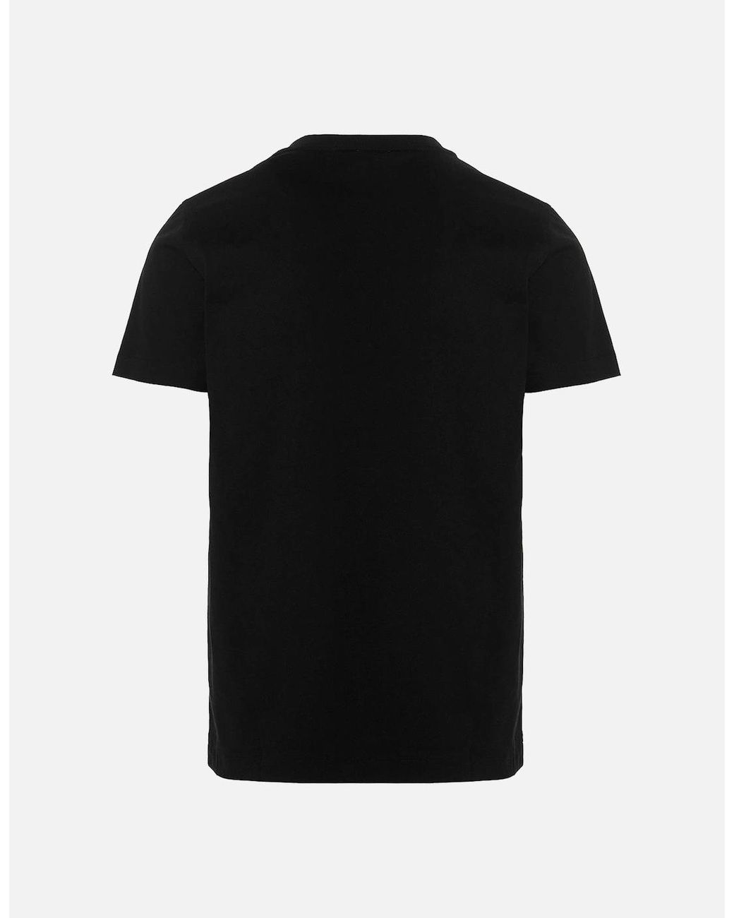 Burberry Black Parker Tb Circle Logo T-Shirt for men