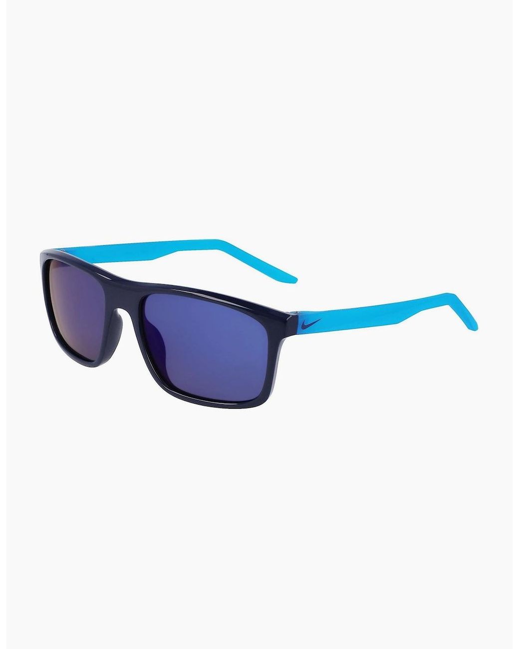 Nike Blue P Rectangle Sunglasses for men