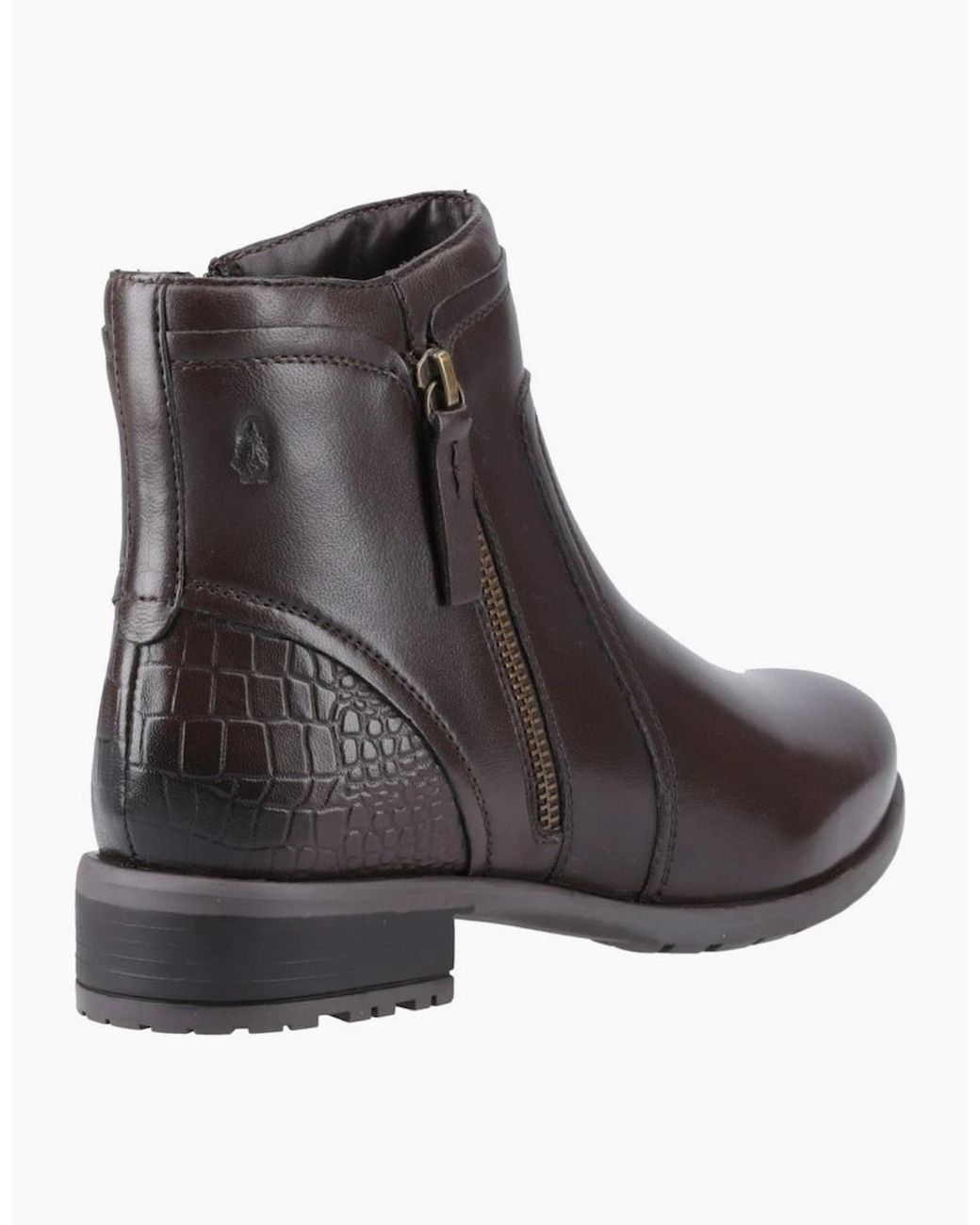 Hush Puppies Brown Scarlett Ankle Boots