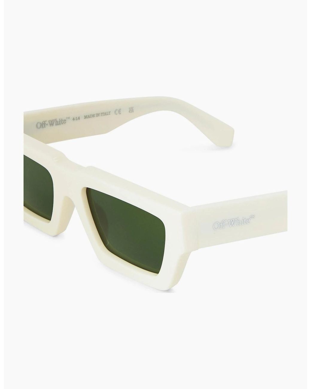 Off-White c/o Virgil Abloh Multicolor Manchester 53 Rectangle Full Rim Sunglasses for men