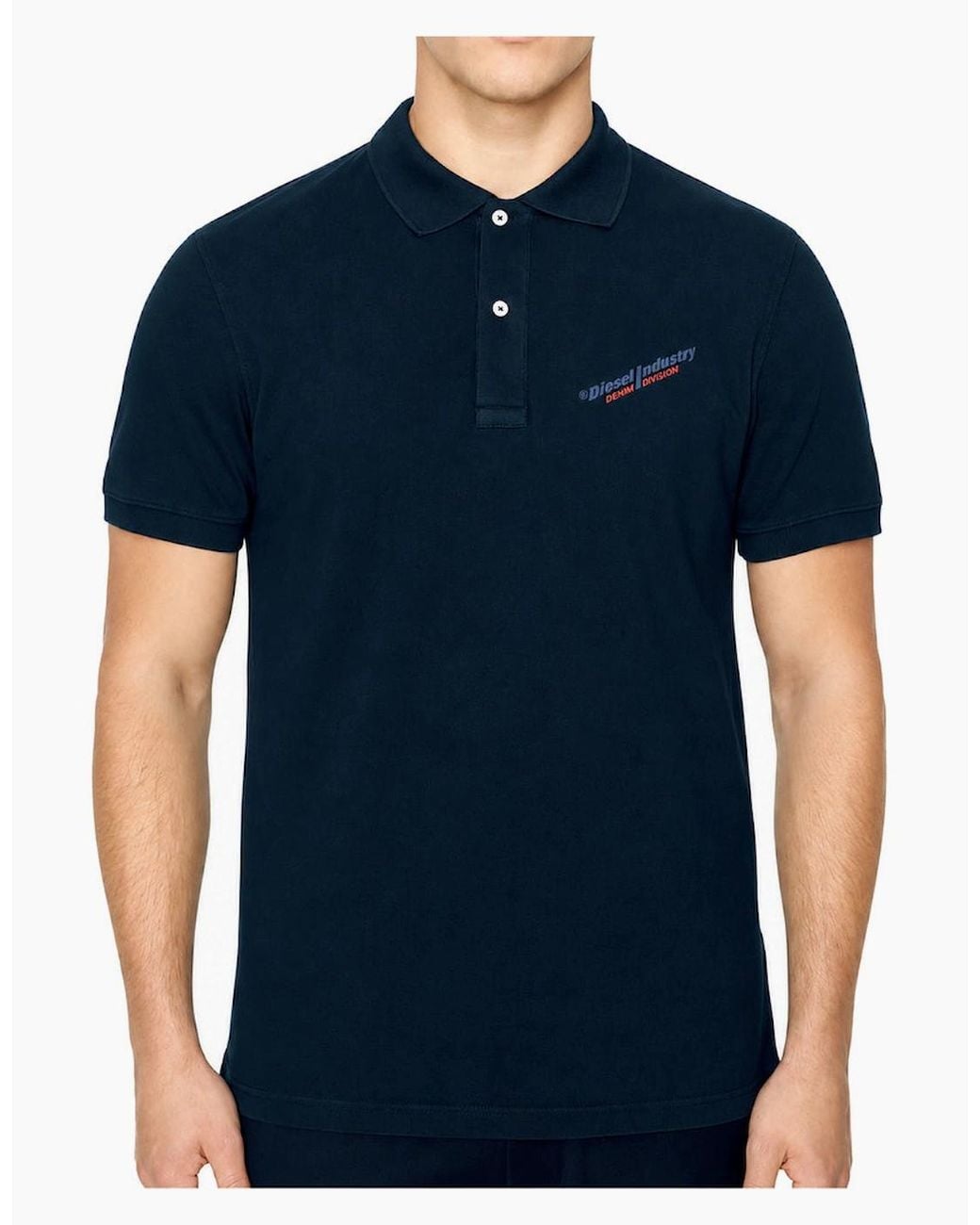 DIESEL Blue T-Smith-Ind Polo Shirt for men
