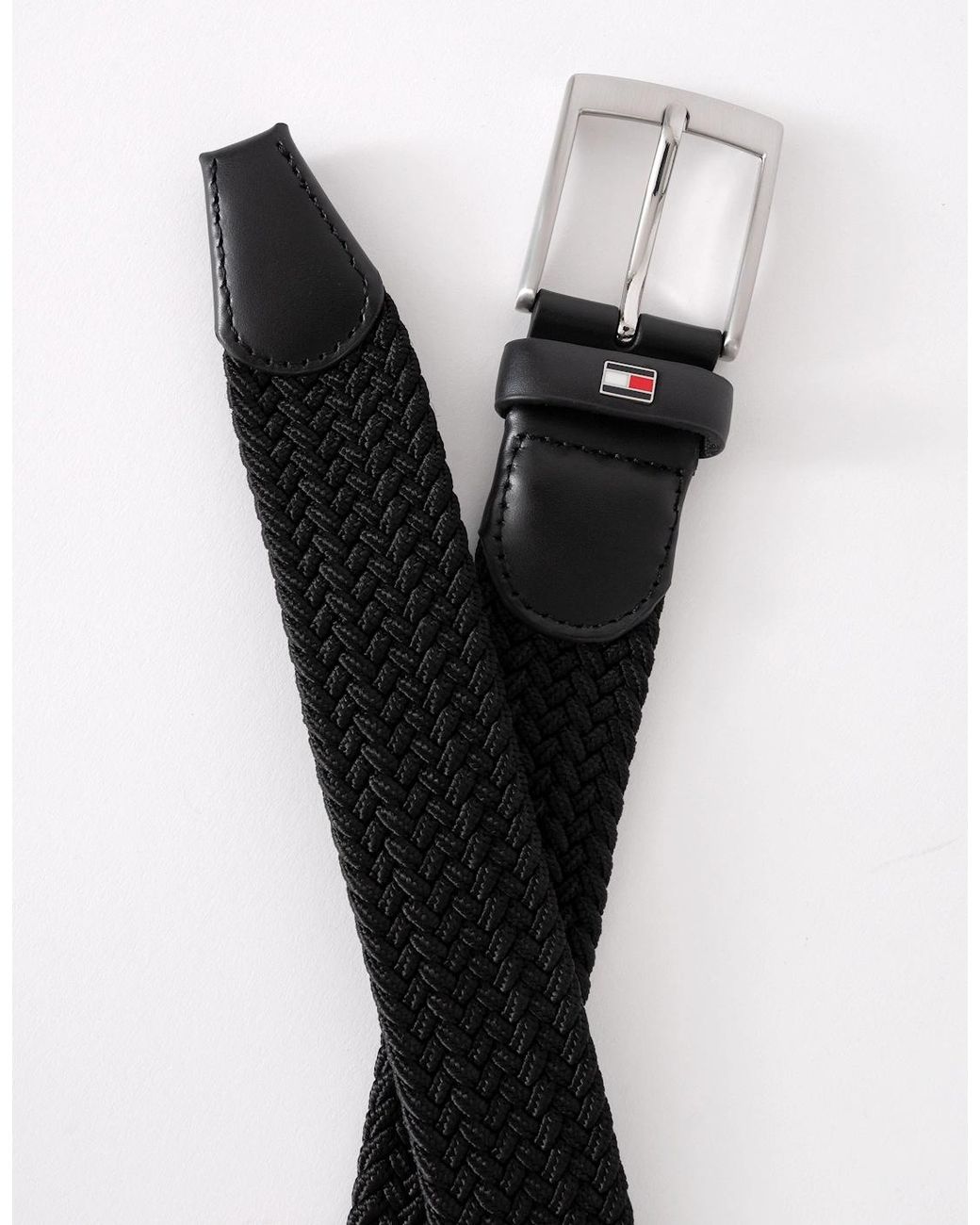 Tommy Hilfiger Black Adan Belt 3.5Cm for men