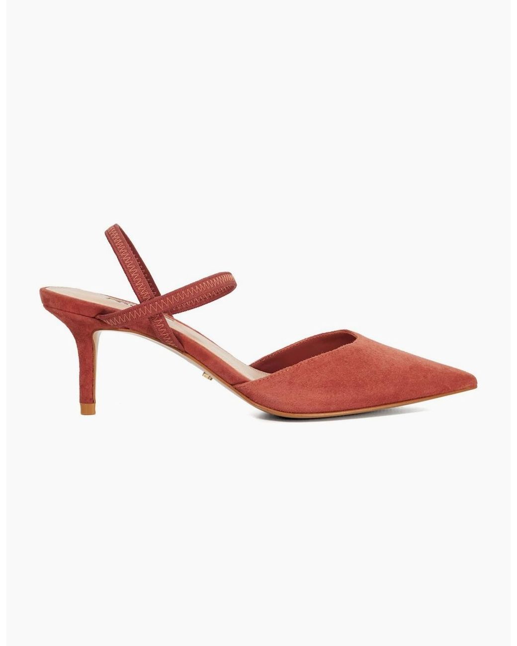 Dune Pink Classical Court Shoes