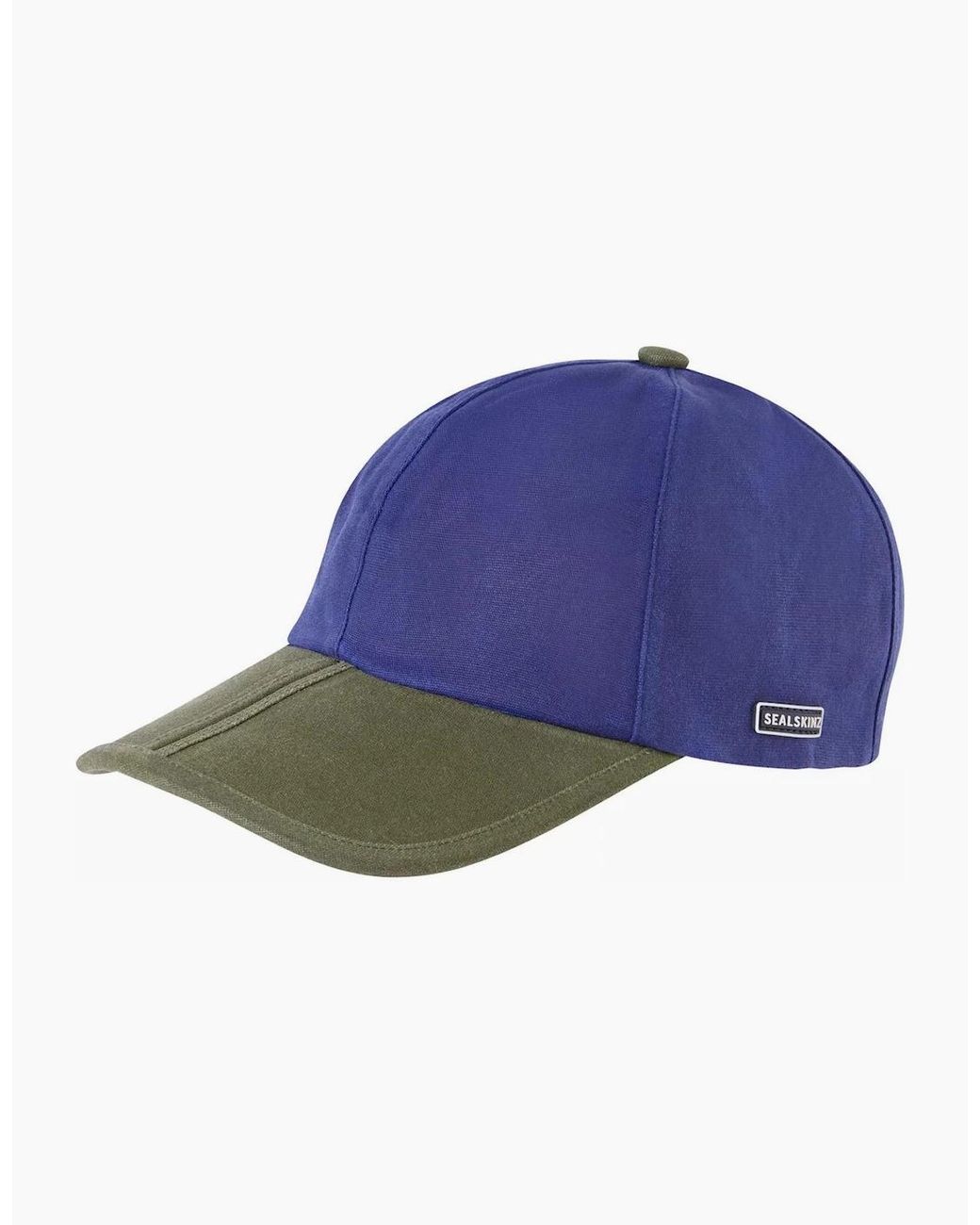 SealSkinz Blue Marham Waterproof Oiled Canvas Cap for men