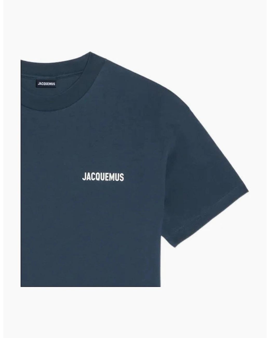 Jacquemus Blue Le T-Shirt Logo for men