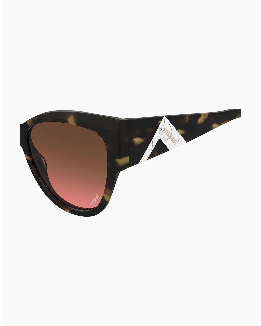 Missoni Brown Cat Eye Sunglasses