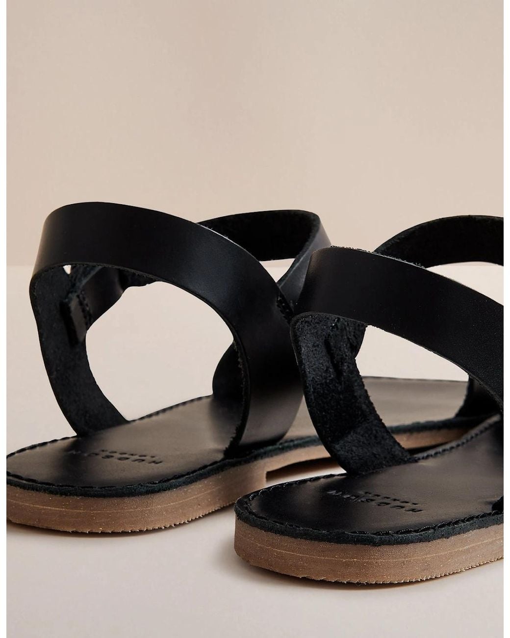 Hudson Black Rosemary Leather Sandal